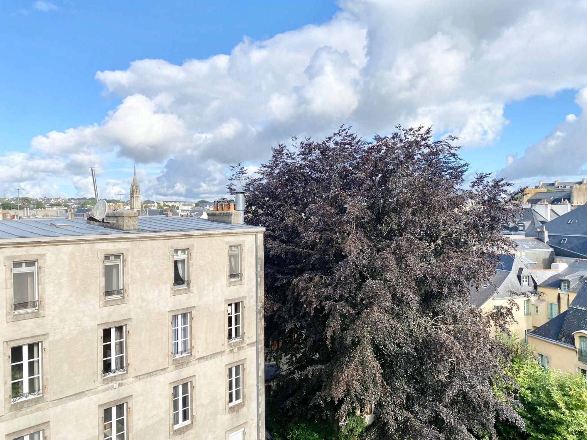 Le Nid Des Quais - Vue Panoramique Au Coeur De La Ville - Wifi - Entree Autonome Quimper Exterior foto